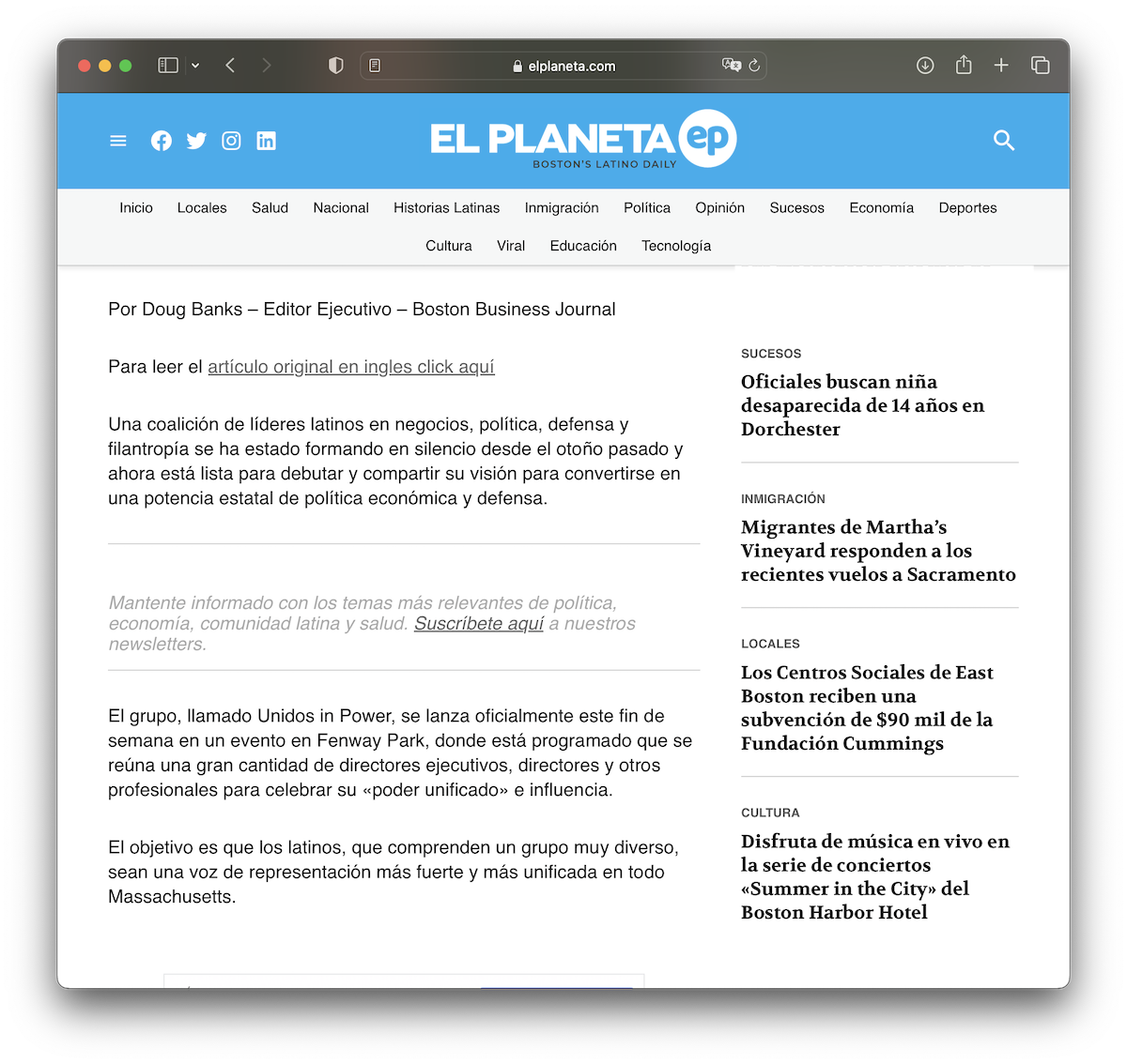 Líderes crean nueva coalición estatal de defensa latina – Unidos In Power